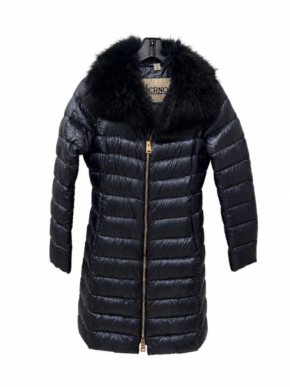 Herno Gorgeous Navy quilted coat SZ 36